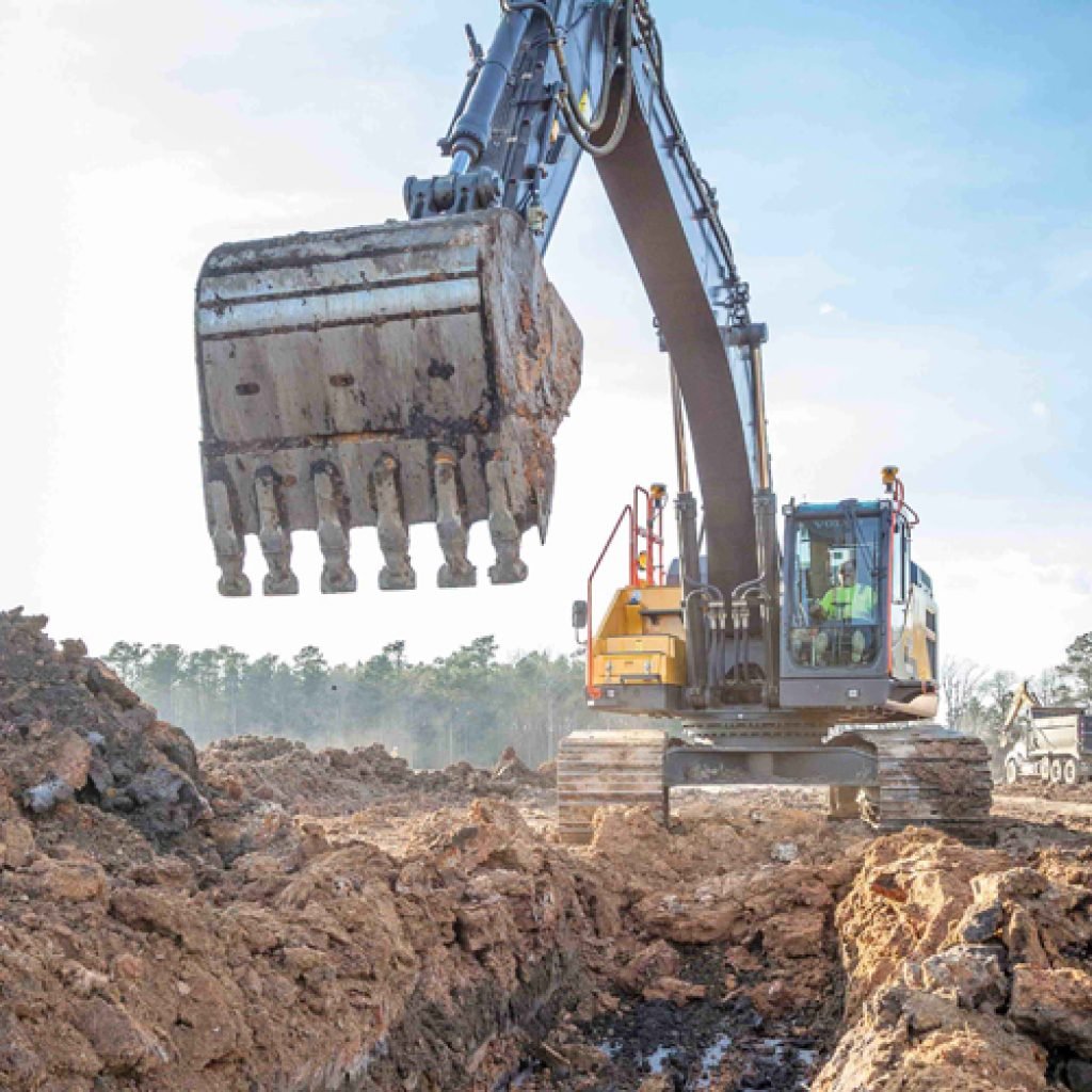 earthworks for construction