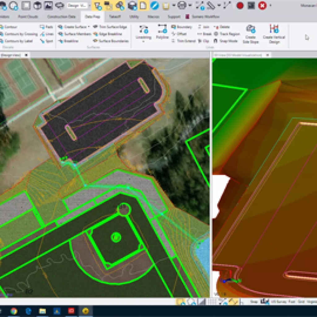 Trimble Business Center for construction modelling