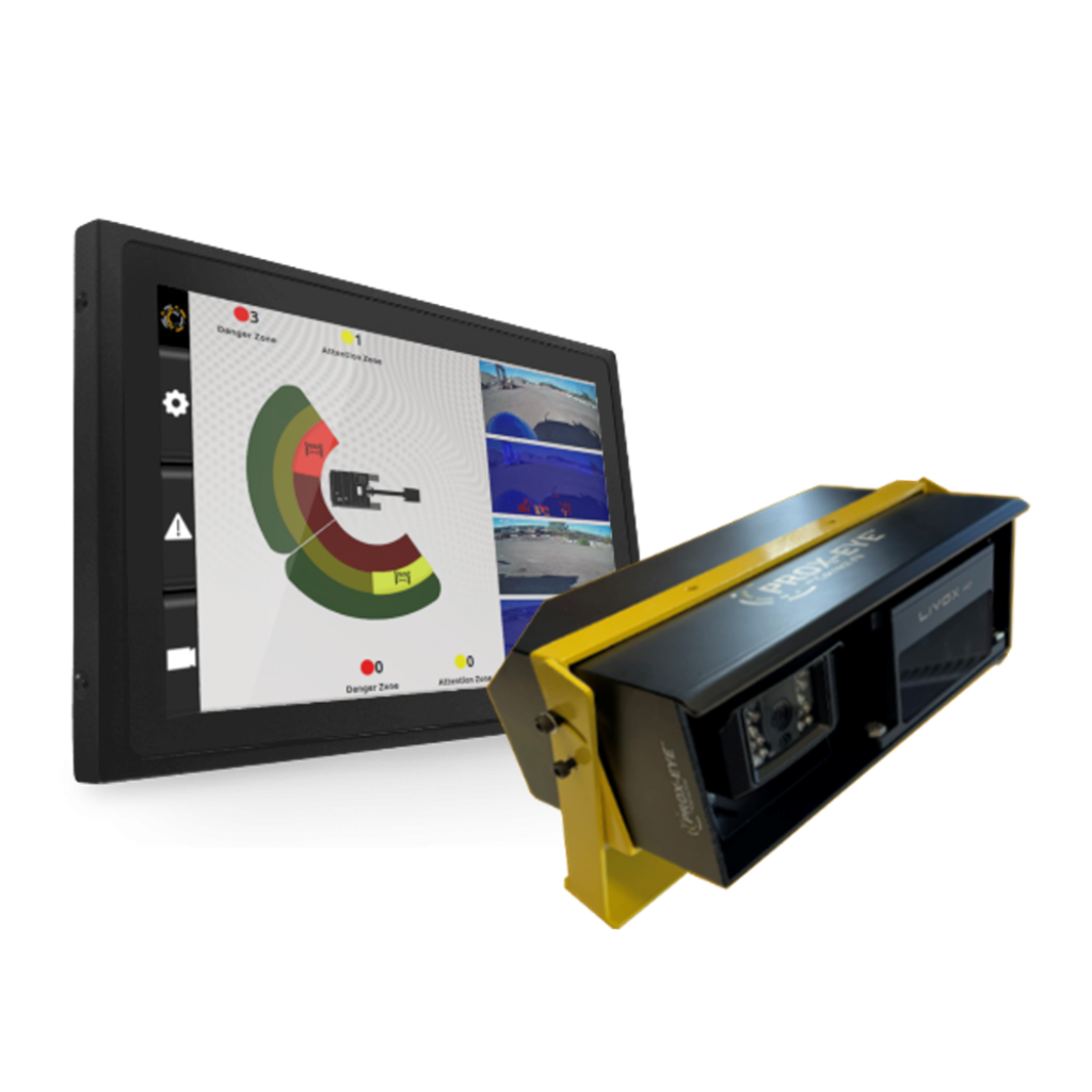 PROX-EYE proximity detection system by SITECH SA – real-time safety alert technology improving construction site awareness.